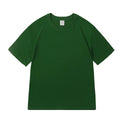 100% Cotton Five Half Sleeve Men'S Women Summer T-Shirt Loose Short-Sleeved Casual Basic Shirt O Neck Solid Color Tops