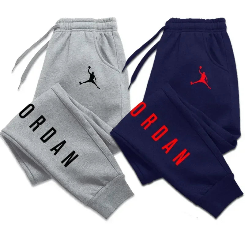 New Style Printed Sport Pants Suitable for Both Men and Women, Luxurious Long-Distance Running Pants, Casual Fitness Pants